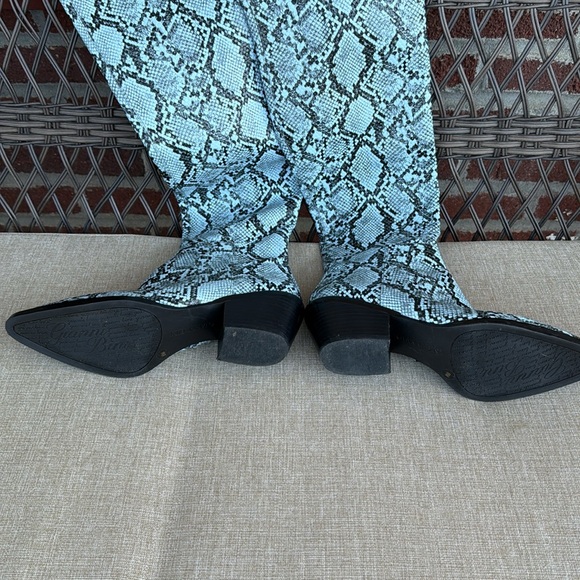 Gianni Bini Snake Over the Knee High Boots - Picture 4 of 6